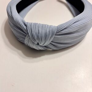 Elegant Light Blue Knotted Headband